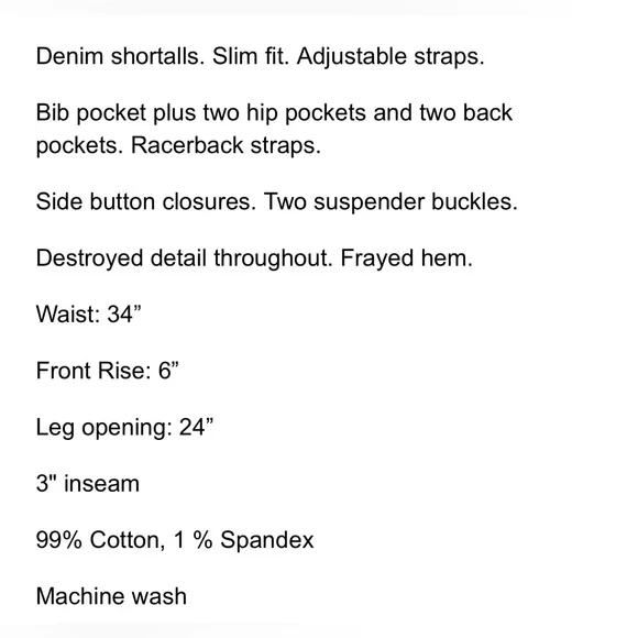 Guess Women's Blue Denim Overalls - Picture 8 of 8